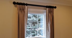 Pleated stationary panels on 2" Poles