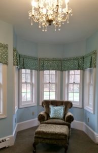 Custom Valances & Pillow - Duralee Fabric & Michaels Textile Trims