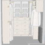 Tailored Living Closet Render