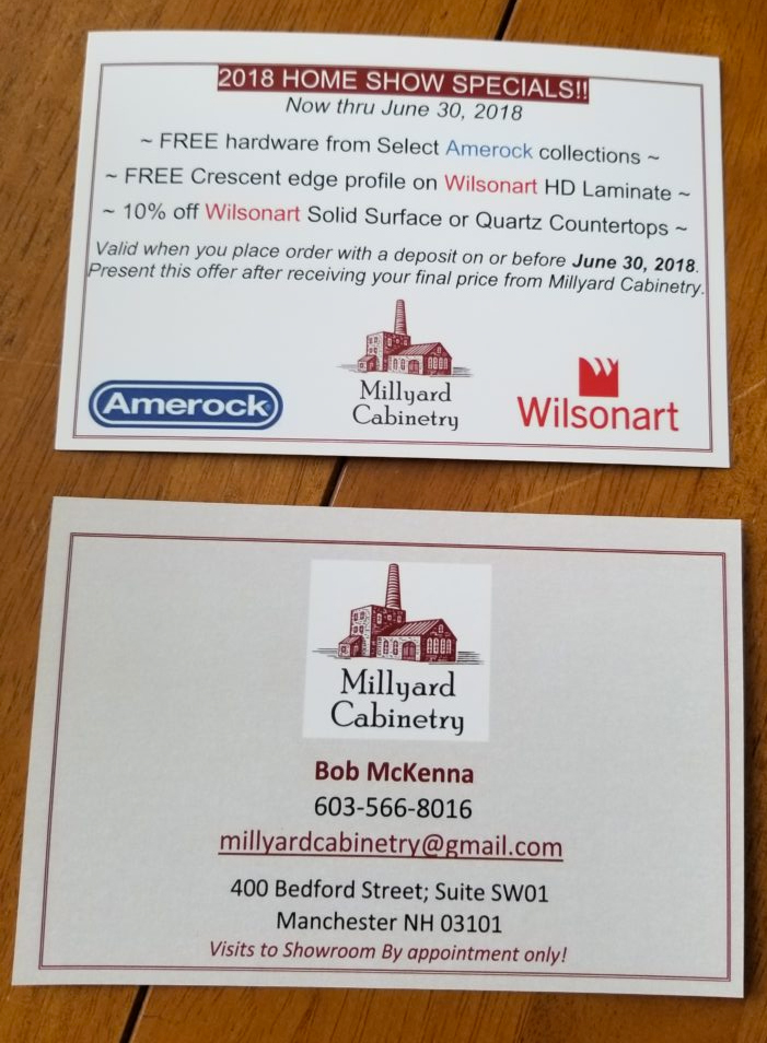 Millyard Cabinetry Specials