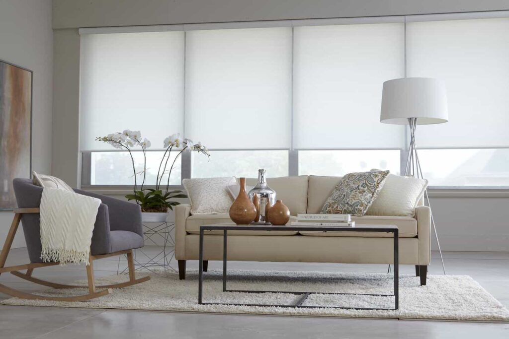 Somfy motorized blinds